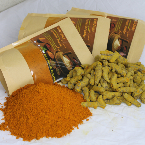 Asli Zaika Haldi (Turmeric) Powder – 100% Pure, Organic Desi Masala – Hand-Ground in Lahore – 100g / 200g / 400g