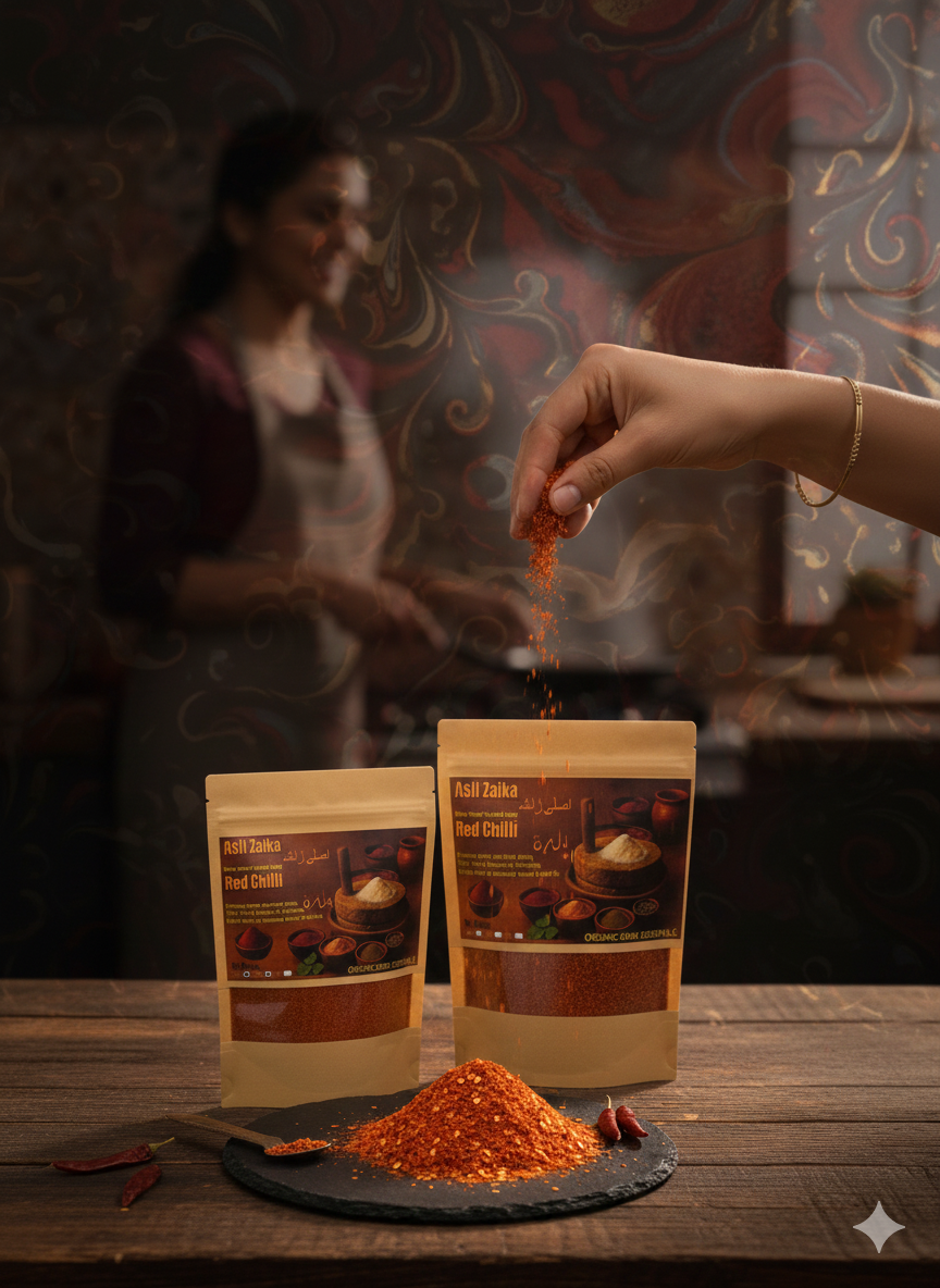 Asli Zaika Red Chilli Flakes |Crushed Lal Mirch| – Pure & Natural