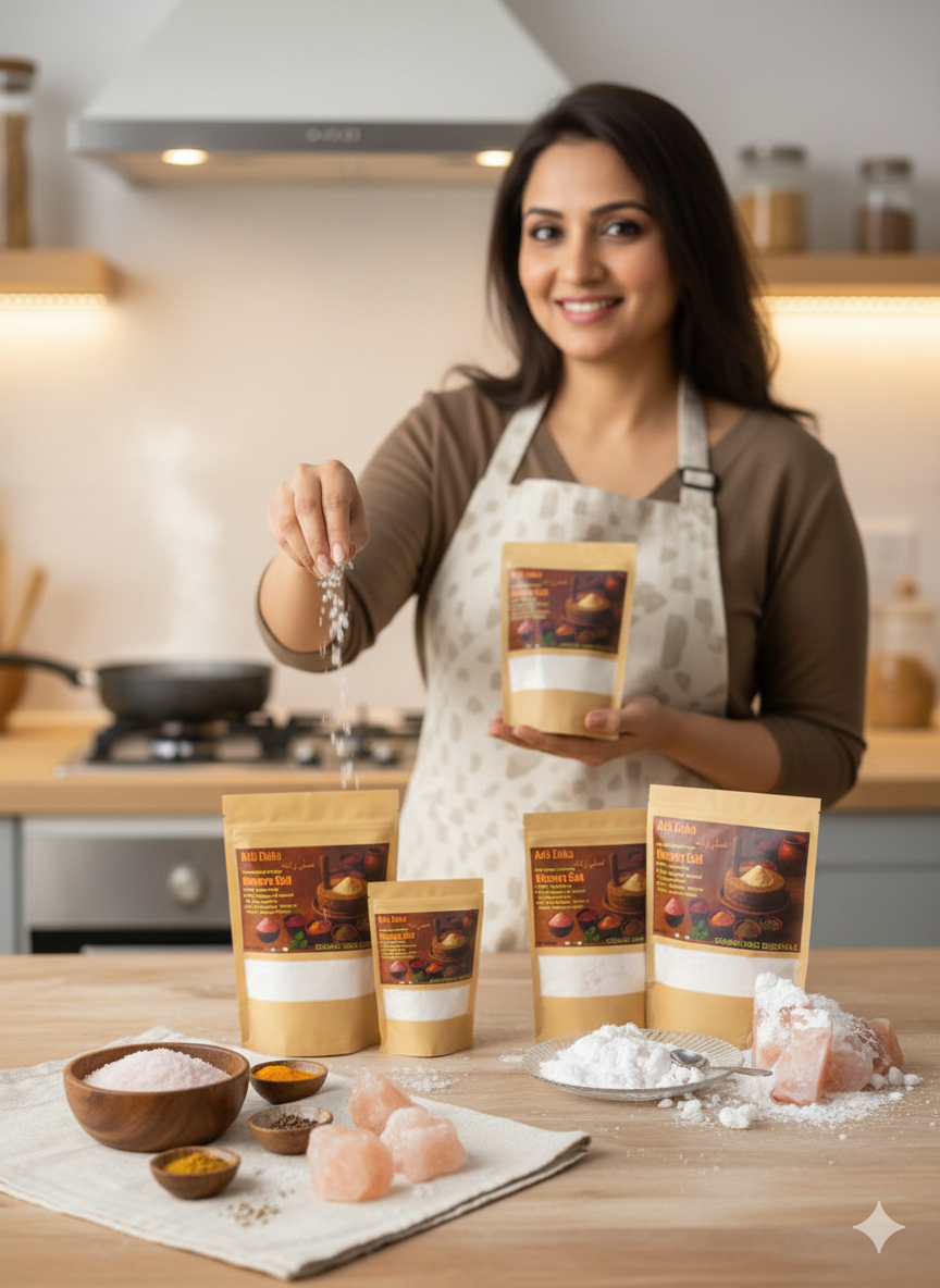 Asli Zaika| Organic Khewra Pink Salt Powder| – |Pure & Natural|