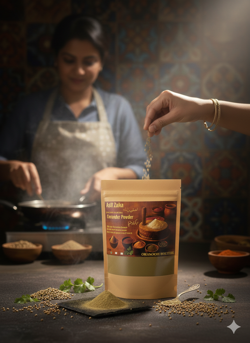 Asli Zaika Organic Coriander Powder (Dhaniya) – Pure & Chemical-Free