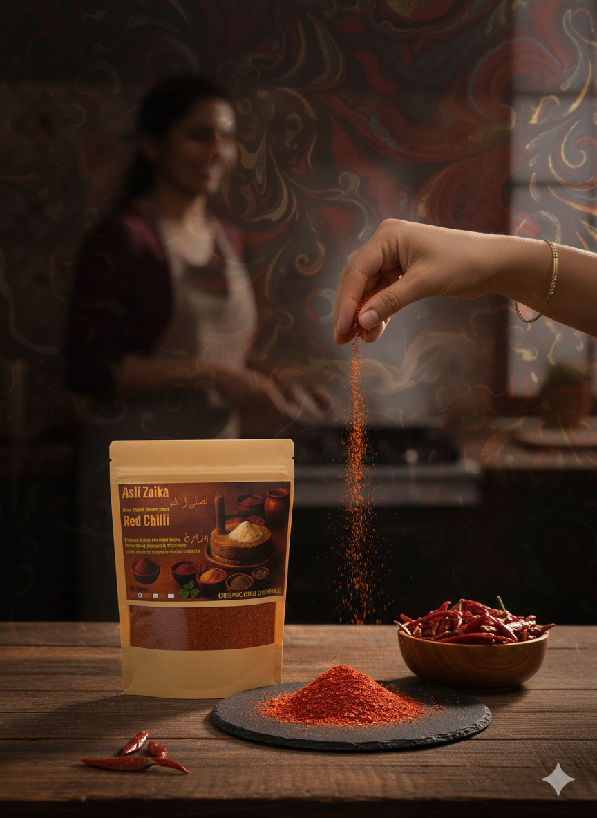 Asli Zaika Red Chilli Flakes (Crushed Lal Mirch) – Pure & Natural