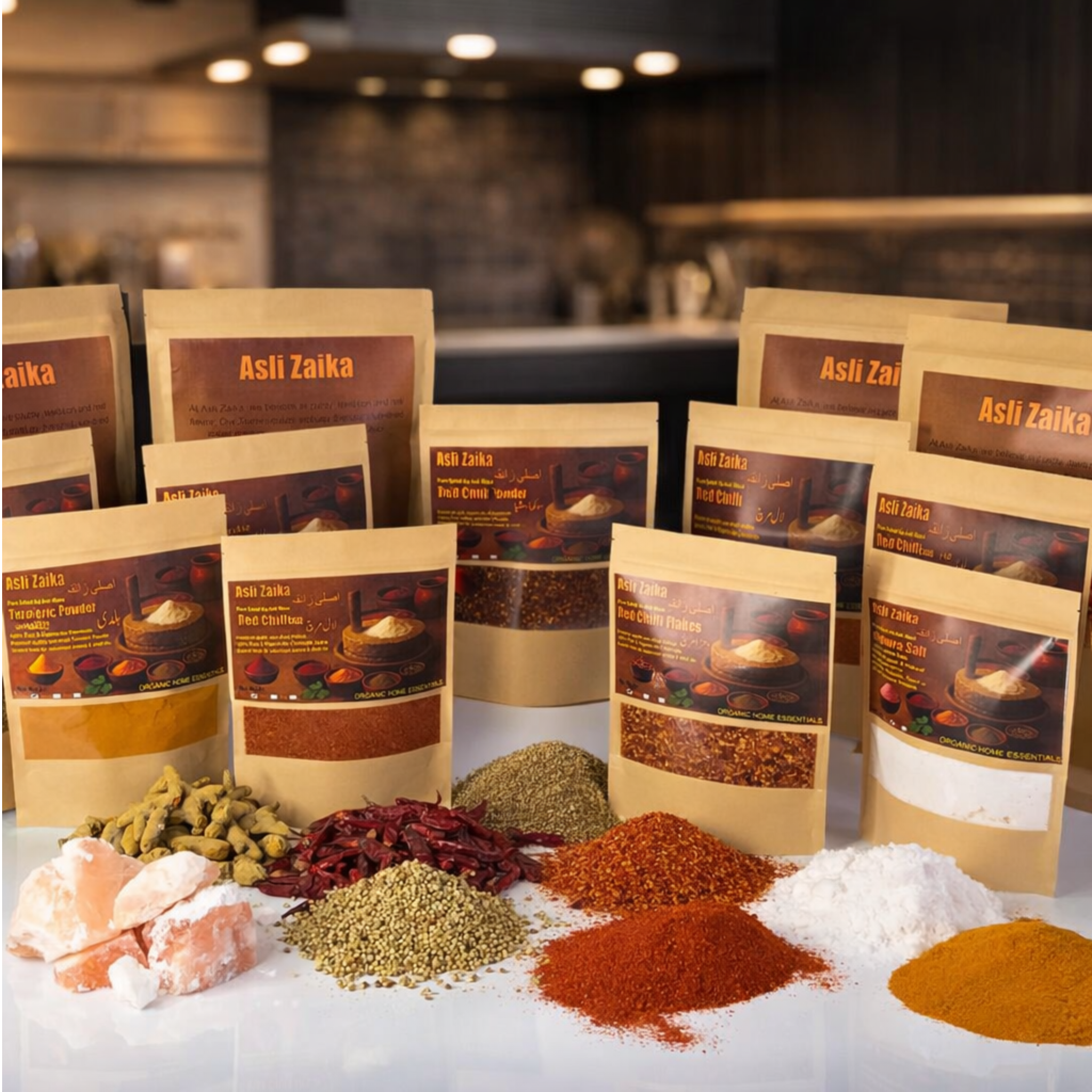 Pack of 5 Premium Masalas (250g Each) – Fresh Lahori Taste | Asli Zaika