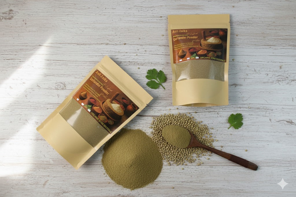 Asli Zaika Organic Coriander Powder (Dhaniya) – Pure & Chemical-Free