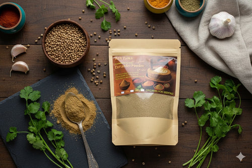 Asli Zaika Organic Coriander Powder (Dhaniya) – Pure & Chemical-Free