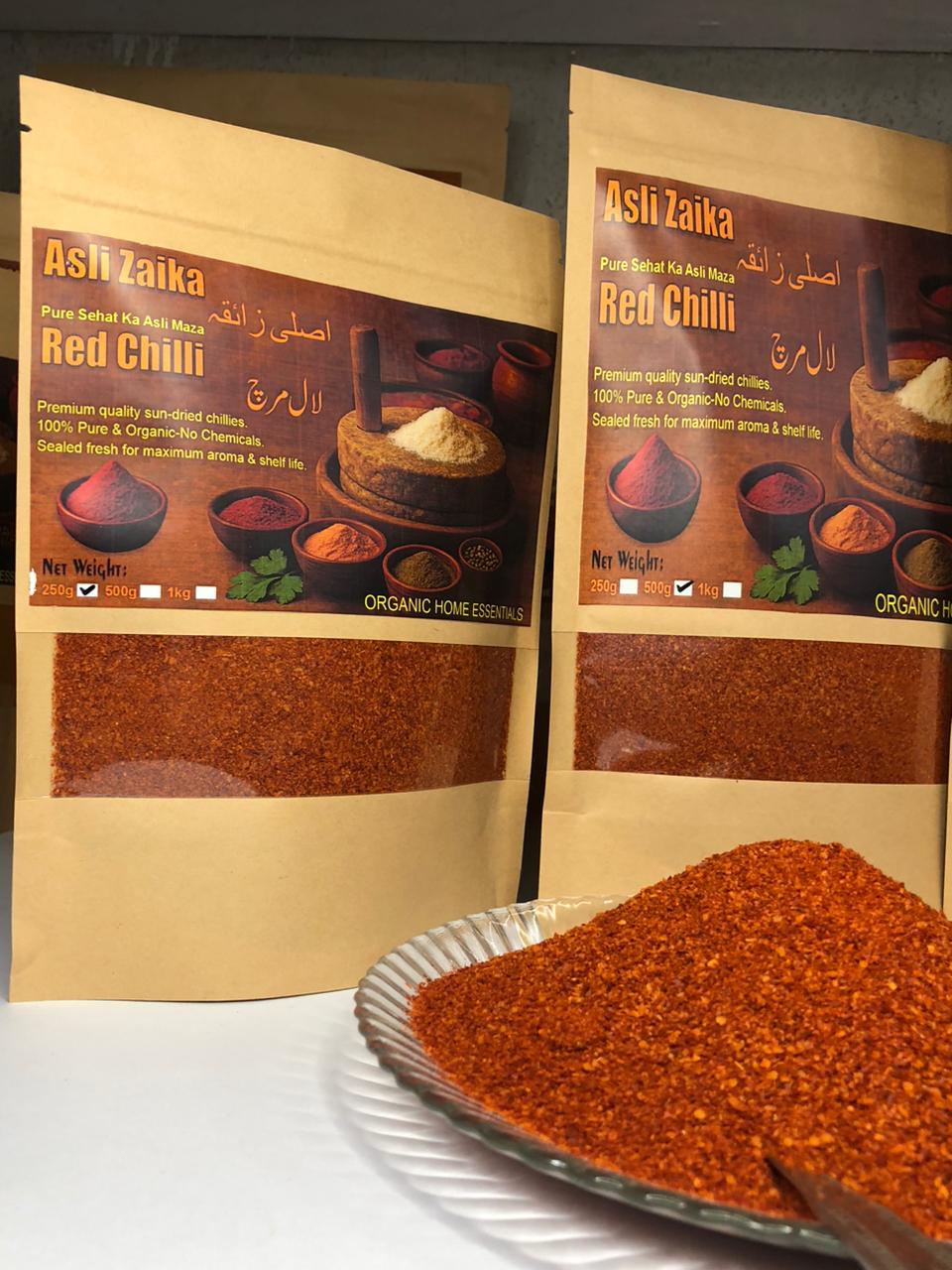 Asli Zaika Red Chilli Flakes |Crushed Lal Mirch| – Pure & Natural